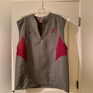 University of Alabama Nike Men’s Quarter Zip Vest